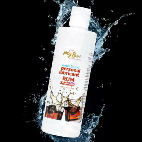 MyLove Intim gél és masszázsolaj 2in1 rum 300ml