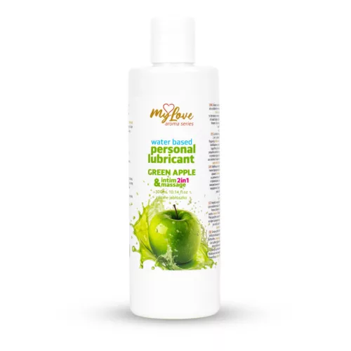 MyLove Intim gél és masszázsolaj 2in1 friss alma 300ml