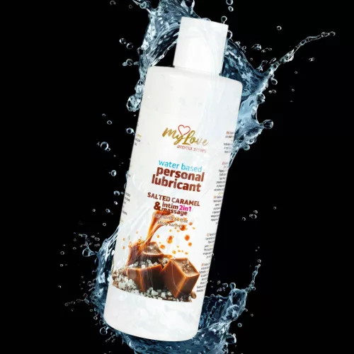 MyLove Intim gél és masszázsolaj 2 az 1-ben sós karamell 300 ml
