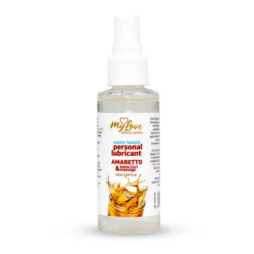 MyLove Intim gél és masszázsolaj 2 az 1-ben Amaretto 50ml