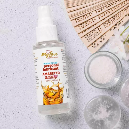 MyLove Intim gél és masszázsolaj 2 az 1-ben Amaretto 50ml