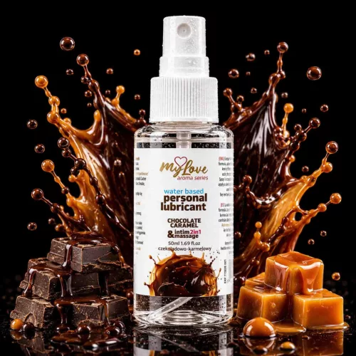 MyLove Intim gél masszázs aromás csokoládé karamell 50ml
