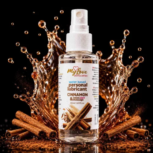 MyLove Intim gél és masszázsolaj 2 az 1-ben fahéj 50 ml