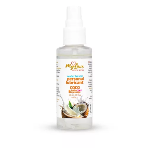 MyLove Intim gél és masszázsolaj 2in1 egzotikus kókusz 50ml