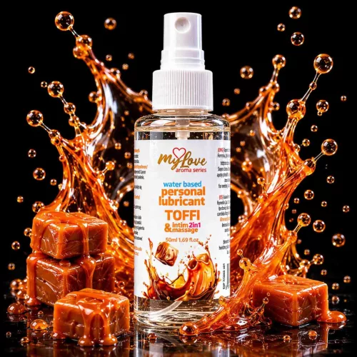 MyLove Intim gél Masszázsolaj Aromás Toffi 50 ml