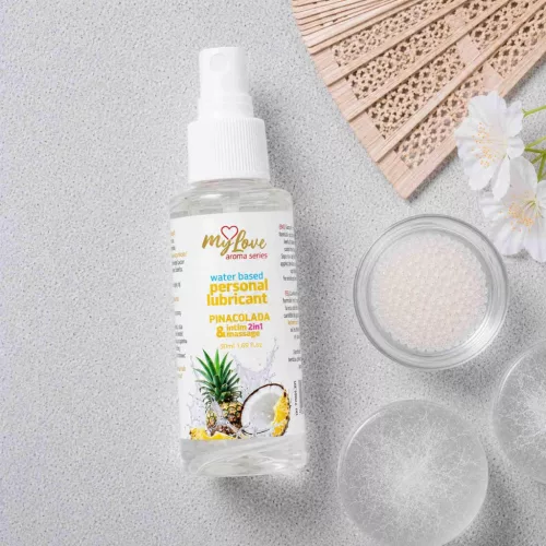 MyLove Intim gél és masszázsolaj 2 az 1-ben pina colada 50 ml