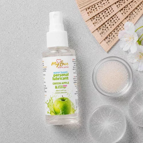 MyLove Intim gél Masszázs 2 az 1-ben Friss zöld alma 50ml