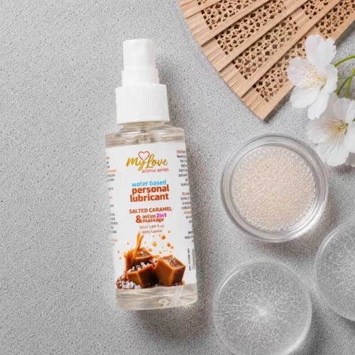 MyLove Intim gél és masszázsolaj 2in1 sós karamell 50 ml