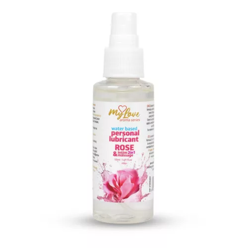 MyLove Intim gél és masszázsolaj 2in1 illatos rózsa 50 ml