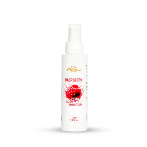 MyLove Taste-slide sensitive masszázsolaj 100 ml málna