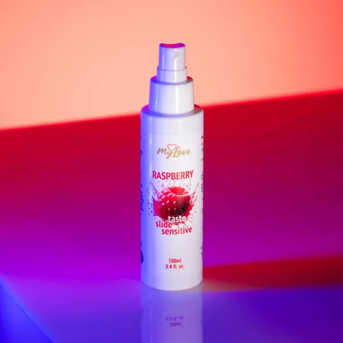 MyLove Taste-slide sensitive masszázsolaj 100 ml málna