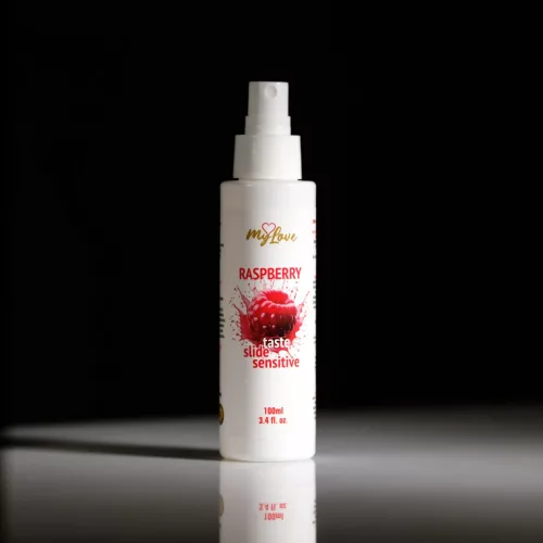 MyLove Taste-slide sensitive masszázsolaj 100 ml málna