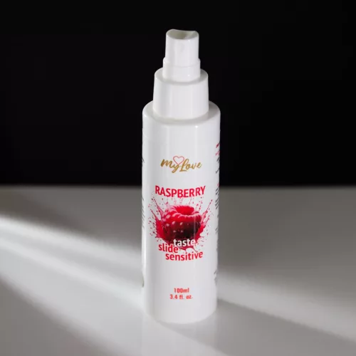 MyLove Taste-slide sensitive masszázsolaj 100 ml málna