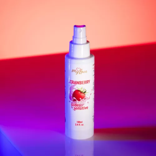 MyLove Taste-slide masszázsolaj 100 ml eper érzékeny
