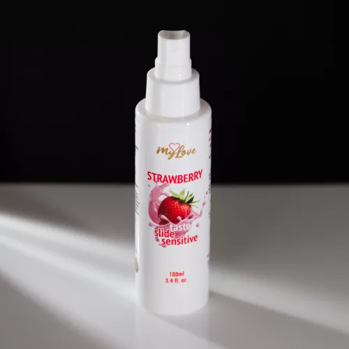 MyLove Taste-slide masszázsolaj 100 ml eper érzékeny