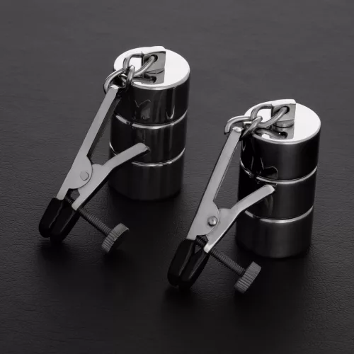 Kettő darab állítható súlyos mellbimbó csipesz