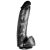 Dildorama - prémium fekete dildó 30 x 8,2 cm