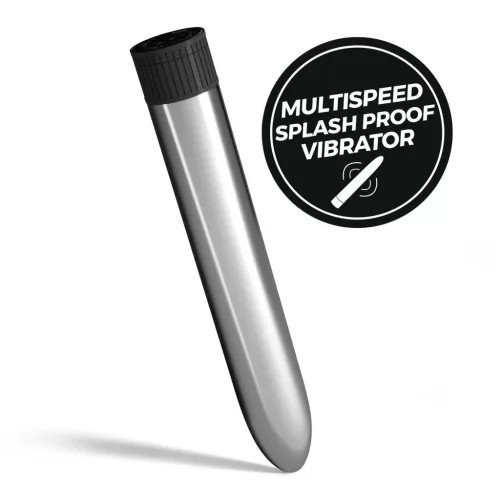 Crushious Vibrátor Fokozatállító, Cseppálló 17,5 cm Ezüst