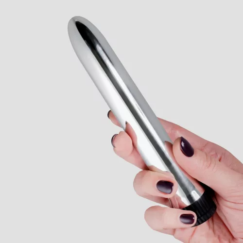 Crushious Vibrátor Fokozatállító, Cseppálló 17,5 cm Ezüst
