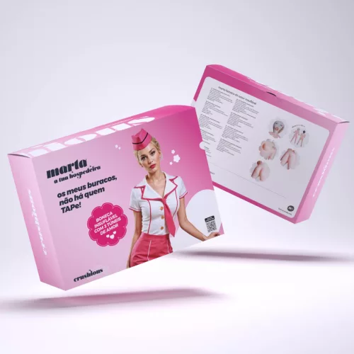 CRUSHIOUS MARTA – felfújható szőke stewardess baba