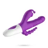 Crushious Vibrátor Többfunkciós g-pont, csikló, anál stimuláció 23 cm fekete