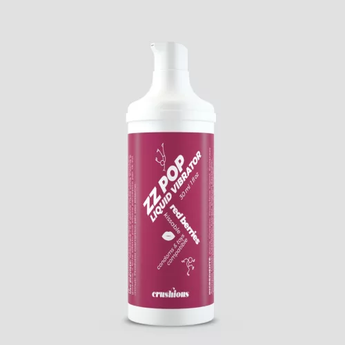 Crushious ZZ Pop folyékony vibrátor 30ml piros bogyós aroma