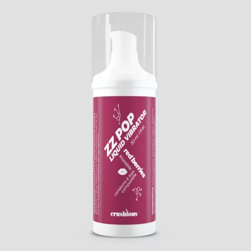 Crushious ZZ Pop folyékony vibrátor 30ml piros bogyós aroma