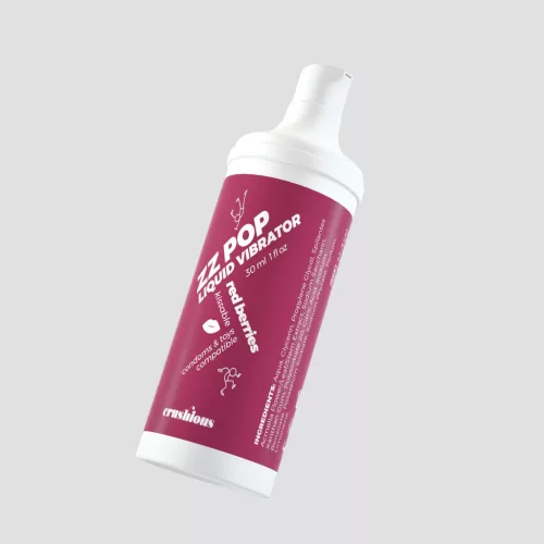 Crushious ZZ Pop folyékony vibrátor 30ml piros bogyós aroma