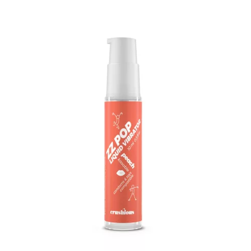 Crushious ZZ Pop folyékony vibrátor barack illattal 10 ml
