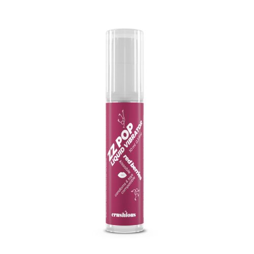 Crushious ZZ Pop folyékony vibrátor 10 ml vörös bogyós aroma