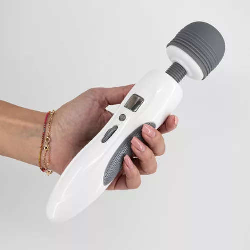 Crushious Wand masszírozó Rezgő, fűthető, 9 mód, 8 sebesség 27,3 cm fekete