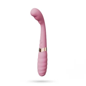   Crushious Vibrátor Kettős stimuláció 20 cm rózsaszín-arany