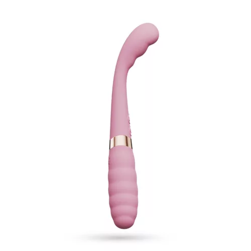 Crushious Vibrátor Kettős stimuláció 20 cm rózsaszín-arany