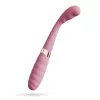 Crushious Vibrátor Kettős stimuláció 20 cm rózsaszín-arany