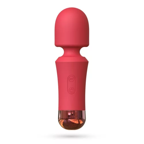 Crushious Wand masszírozó 10 rezgésfokozat USB-töltés 12,5 cm terrakotta