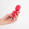 Crushious Wand masszírozó 10 rezgésfokozat USB-töltés 12,5 cm terrakotta