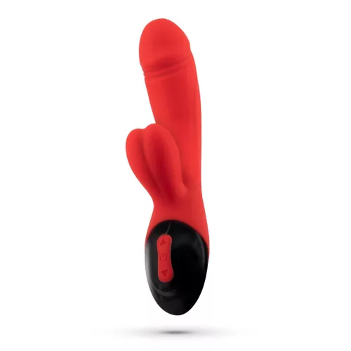Crushious Vibrátor Rezgő 8 mód 5 fokozat USB töltés 20 cm fekete