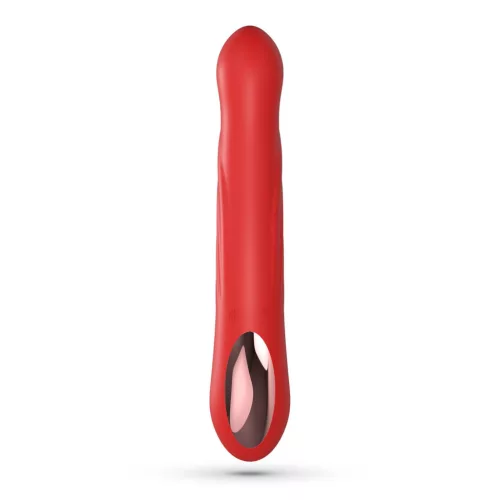 Crushious Vibrátor Rezgő, Lökő, 21,5 cm Piros