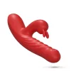 Crushious Vibrátor Rezgő, Lökő, 21,5 cm Piros