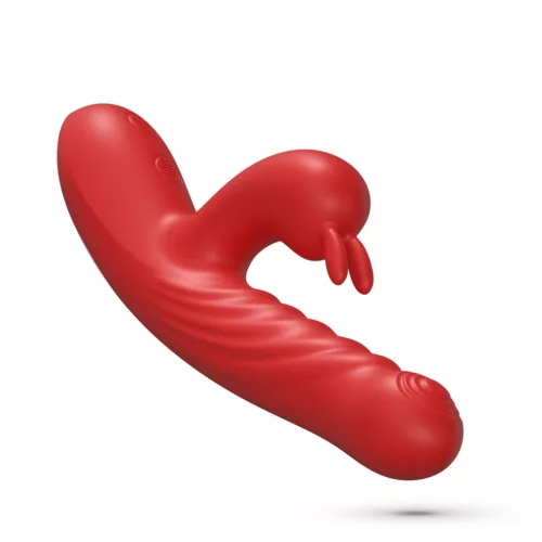 Crushious Vibrátor Rezgő, Lökő, 21,5 cm Piros