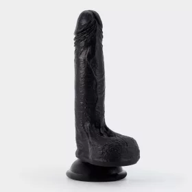   Crushious Dildó Erős tapadókorong, ultra-rugalmas 19 cm fekete