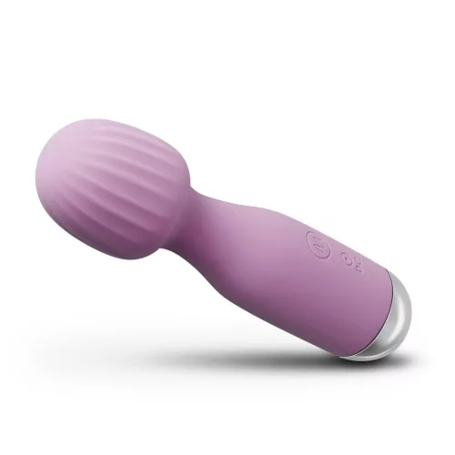 Crushious Wand vibrátor 10 módú vízálló USB-töltős 15 cm lila