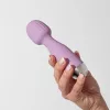 Crushious Wand vibrátor 10 módú vízálló USB-töltős 15 cm lila