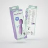 Crushious Wand vibrátor 10 módú vízálló USB-töltős 15 cm lila