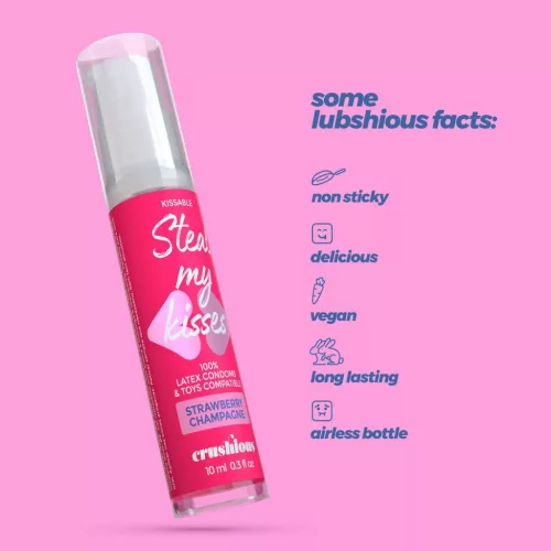 Crushious Steal My Kisses eper pezsgő ízű síkosító gél 10 ml