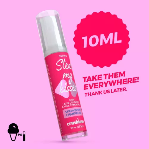 Crushious Steal My Kisses eper pezsgő ízű síkosító gél 10 ml
