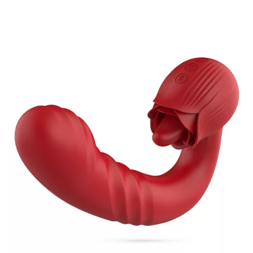 Crushious Vibrátor Lökő, Rezgő, 16 cm rózsaszín