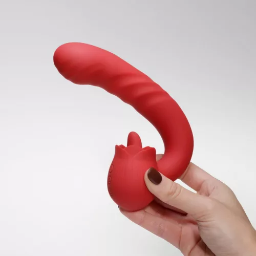 Crushious Vibrátor Lökő, Rezgő, 16 cm rózsaszín