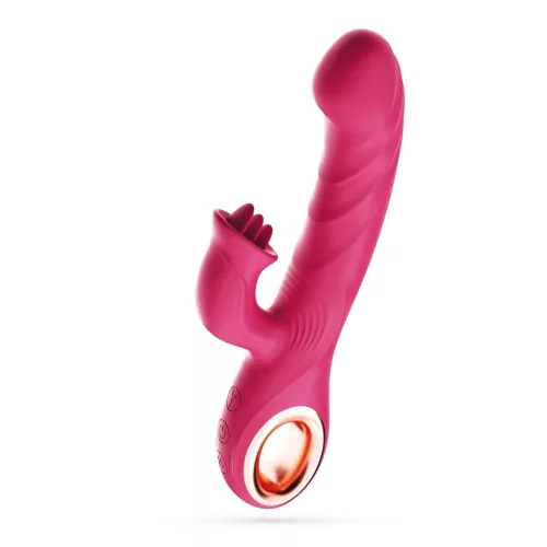Crushious Vibrátor 10 rezgésmód, 10 pulzáció 22,5 cm fekete