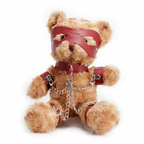 Crushious Crushito Bondage Plüssmackó 31 cm piros